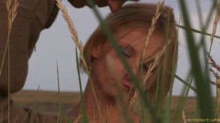 Blonde Bitch Leash And Spanked On The Beach