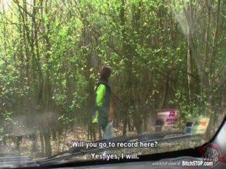 Bitch Stop - Horny Czech Bitch With Hairy Pussy