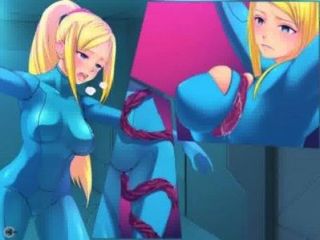 Samus Aran Space Pirate Encounter