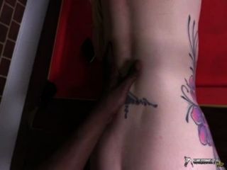 Pissing In Blonde Slut Mouth While Getting Blowjob