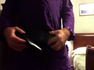 Shoe Fucking - Eddie Bauer Black Leather Ballet Flats