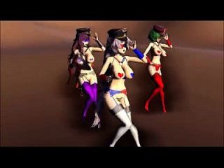 [mmd] Hurly Burly [touhou R-18 Models]