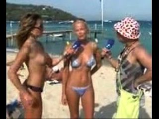 Sabrina Sato Peitos De Fora Na Praia Sem Tarja