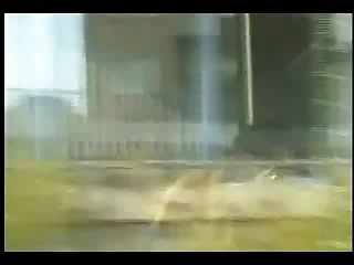 Touching In Bus (beautiful Legs)