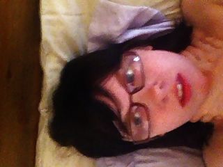 Self Strangling And And Massive Load Of Cum