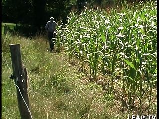 Sodomie Dans Le Jardin Avec Papy