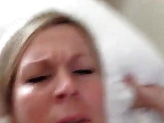 Naughty Mom Eating Cum