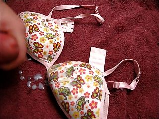 Cum On Little Butterfly Bra