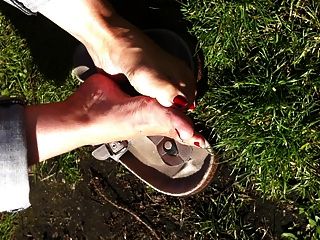 My Cute Wifes Feet In Birkenstocks