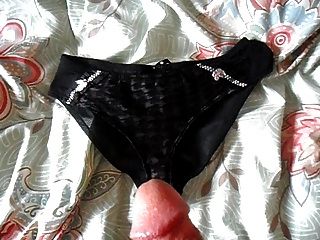 Cum On Black Panties