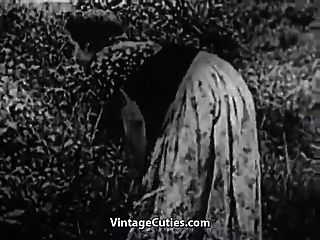 Hard Sex In Green Meadow (1930s Vintage)