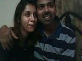 Indian Couple On Webcam