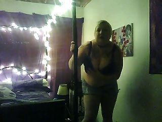 Blonde Bbw Striptease