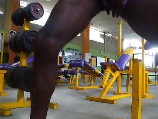 Str8 Stroke & Cum In The Gym