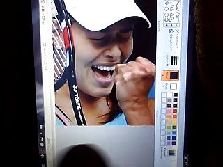 Cum Blast On Ana Ivanovic, 9 Shots