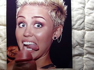 Miley Cyrus Cummed