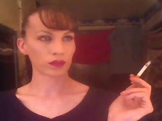 Mature Milf Chainsmokes