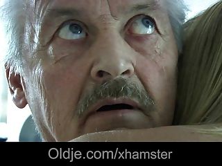 Young Maid Mouth Full Of Cumshot After Fucking Boss Old Dick