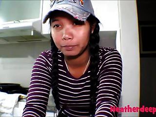 18 Week Pregnant Thai Teen Heather Deep Nurse Deepthroat