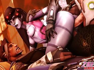 Sexy Ass Widowmaker Sex Compilation