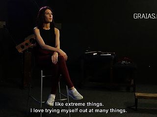 Very Nice Girl On A Bdsm Casting With